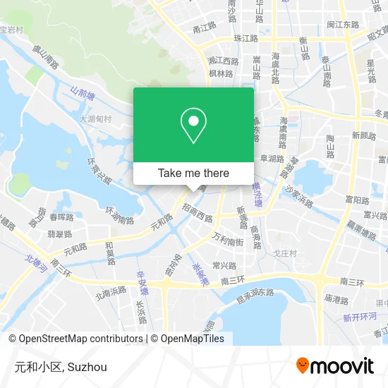 元和小区 map