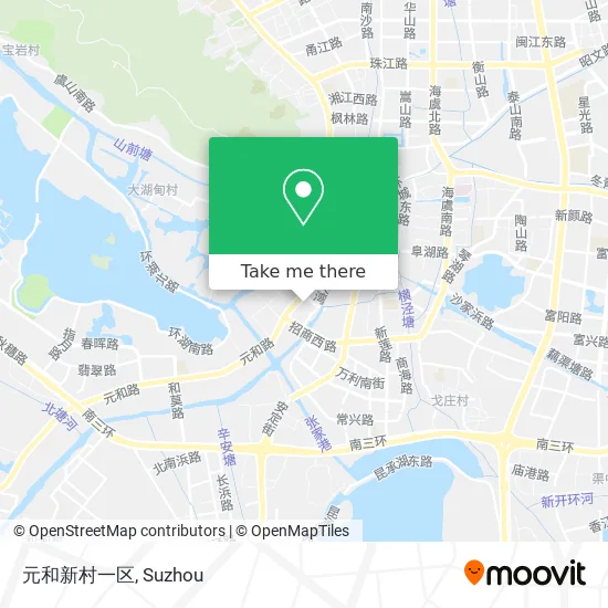 元和新村一区 map