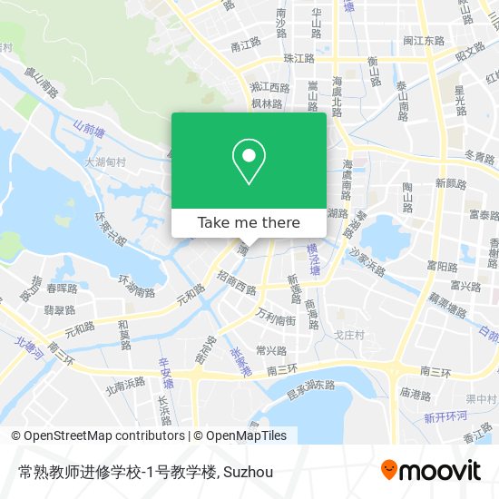 常熟教师进修学校-1号教学楼 map