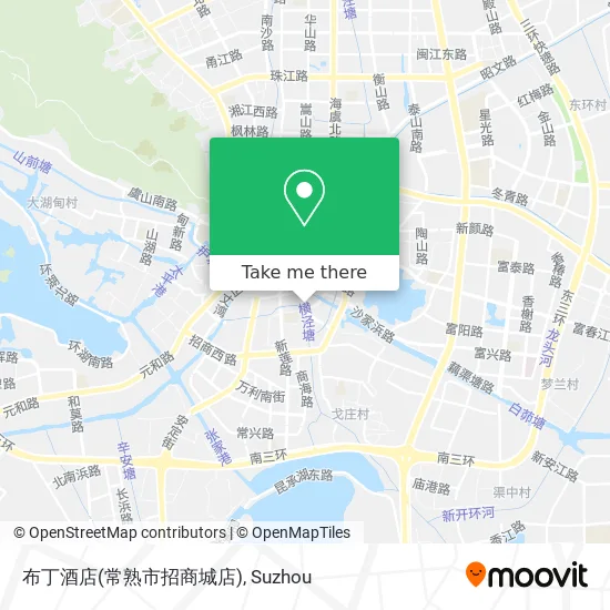 布丁酒店(常熟市招商城店) map