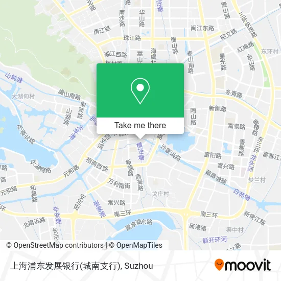 上海浦东发展银行(城南支行) map