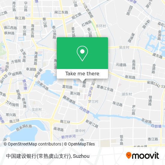 中国建设银行(常熟虞山支行) map