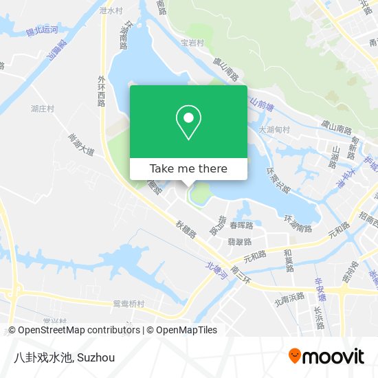 八卦戏水池 map