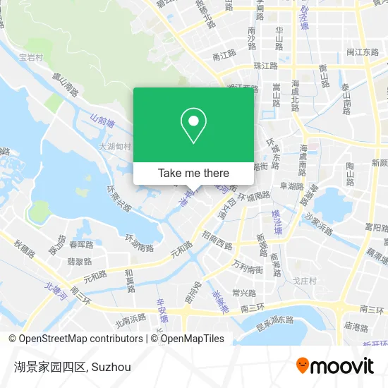 湖景家园四区 map