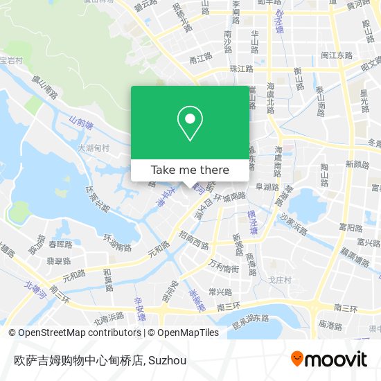 欧萨吉姆购物中心甸桥店 map