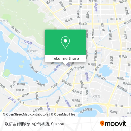 欧萨吉姆购物中心甸桥店 map