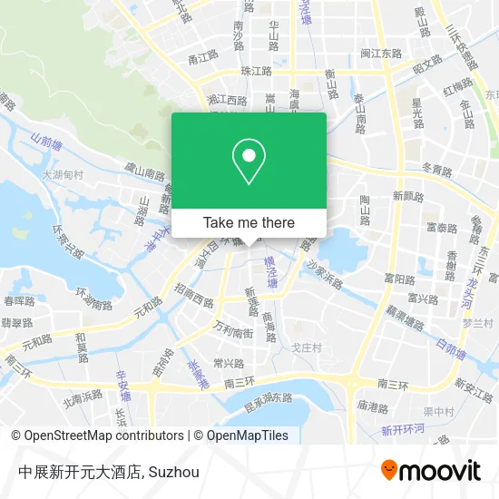 中展新开元大酒店 map