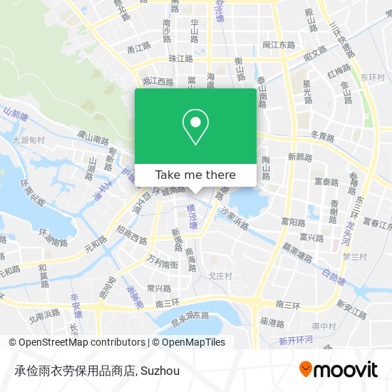 承俭雨衣劳保用品商店 map