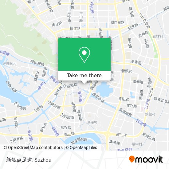 新靓点足道 map