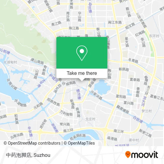 中药泡脚店 map