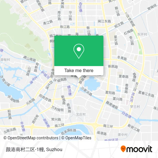 颜港南村二区-1幢 map