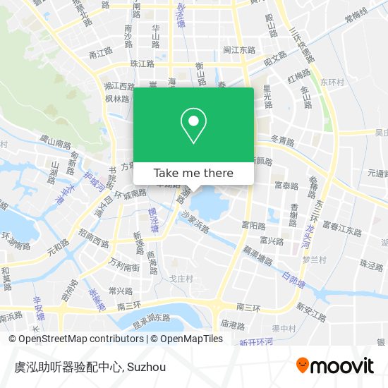虞泓助听器验配中心 map