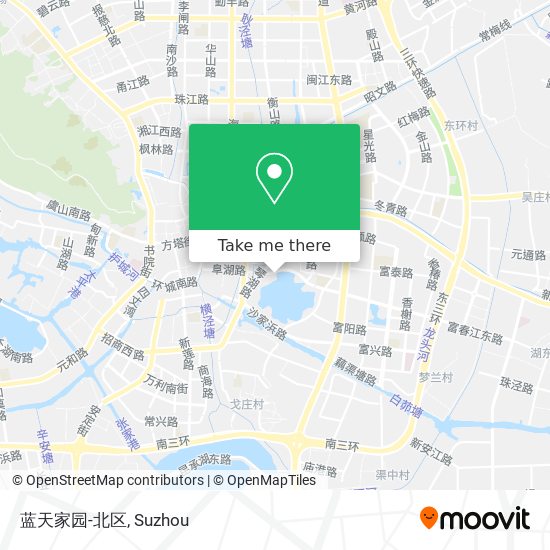 蓝天家园-北区 map