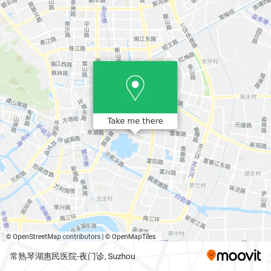 常熟琴湖惠民医院-夜门诊 map