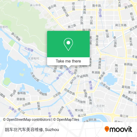 靓车坊汽车美容维修 map
