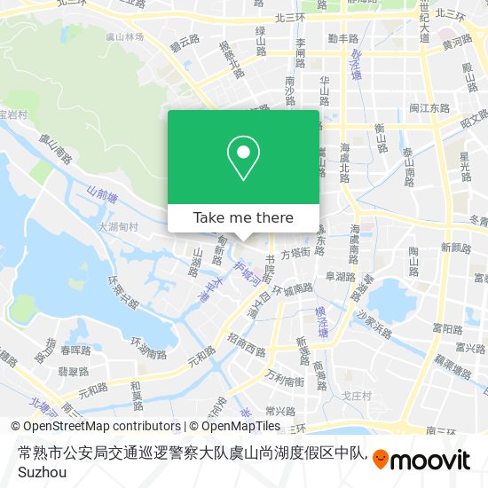 常熟市公安局交通巡逻警察大队虞山尚湖度假区中队 map