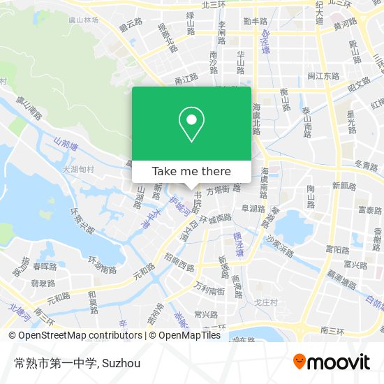 常熟市第一中学 map