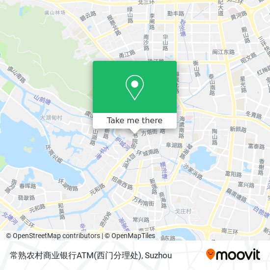 常熟农村商业银行ATM(西门分理处) map