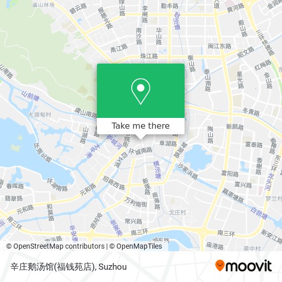 辛庄鹅汤馆(福钱苑店) map