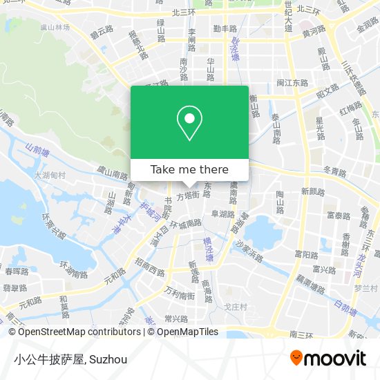 小公牛披萨屋 map