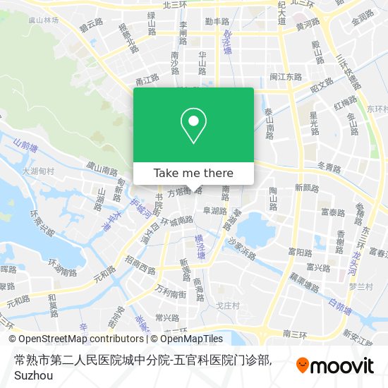 常熟市第二人民医院城中分院-五官科医院门诊部 map
