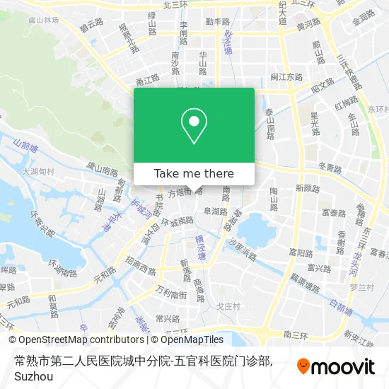 常熟市第二人民医院城中分院-五官科医院门诊部 map