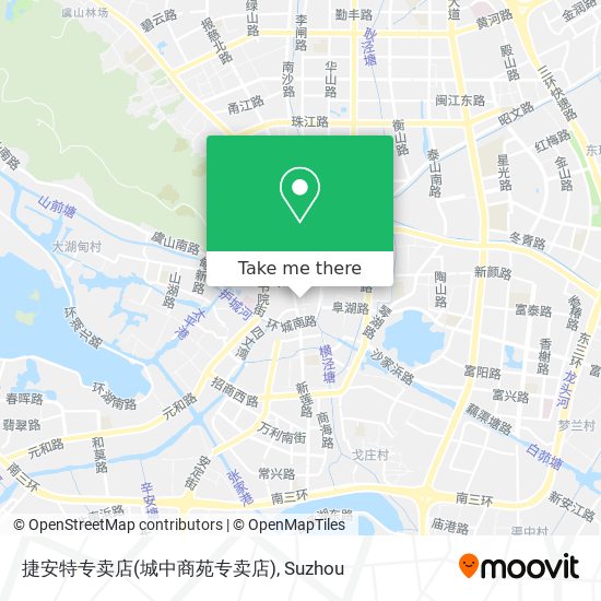 捷安特专卖店(城中商苑专卖店) map