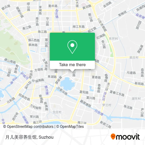 月儿美容养生馆 map