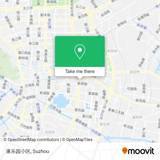 康乐园小区 map