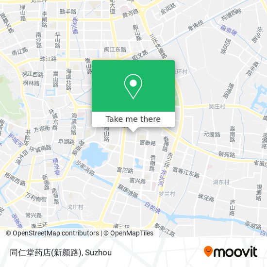 同仁堂药店(新颜路) map