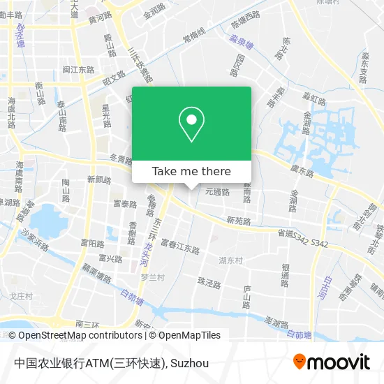 中国农业银行ATM(三环快速) map