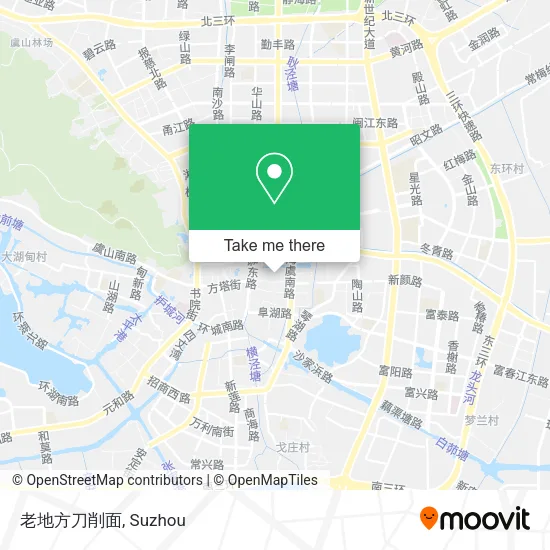 老地方刀削面 map