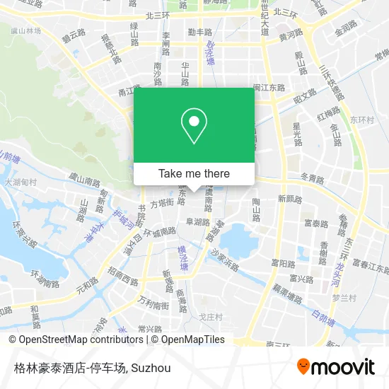 格林豪泰酒店-停车场 map