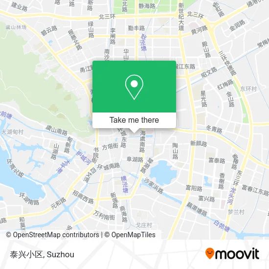 泰兴小区 map