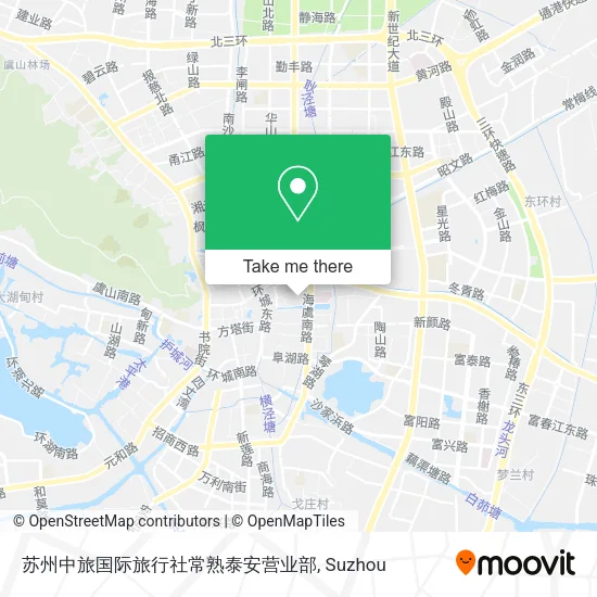 苏州中旅国际旅行社常熟泰安营业部 map