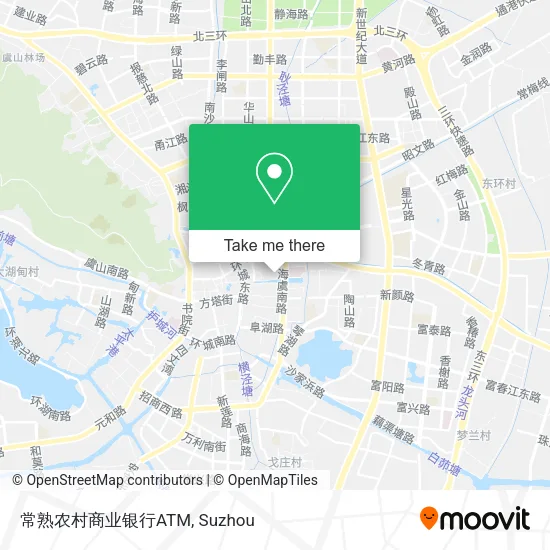 常熟农村商业银行ATM map