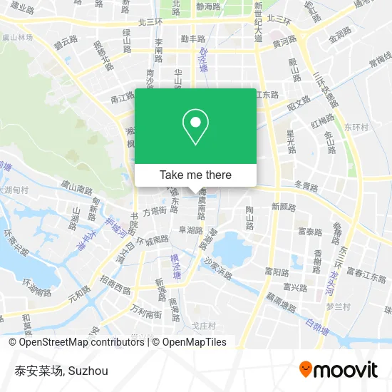 泰安菜场 map