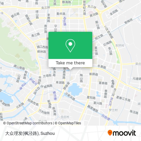 大众理发(枫泾路) map