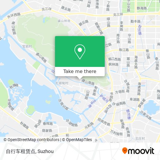 自行车租赁点 map