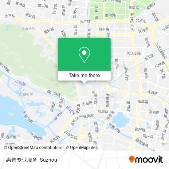 惠普专业服务 map