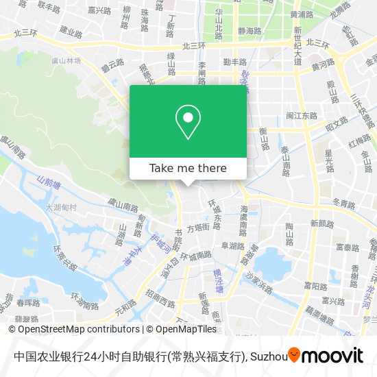 中国农业银行24小时自助银行(常熟兴福支行) map