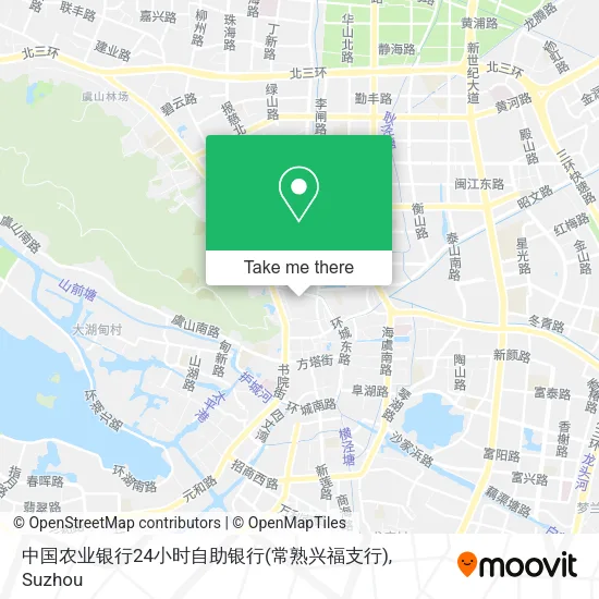 中国农业银行24小时自助银行(常熟兴福支行) map