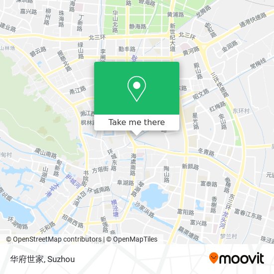 华府世家 map