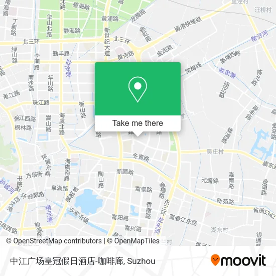 中江广场皇冠假日酒店-咖啡廊 map