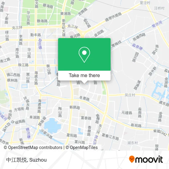 中江凯悦 map