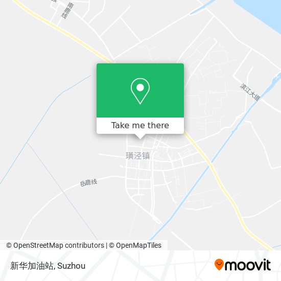 新华加油站 map