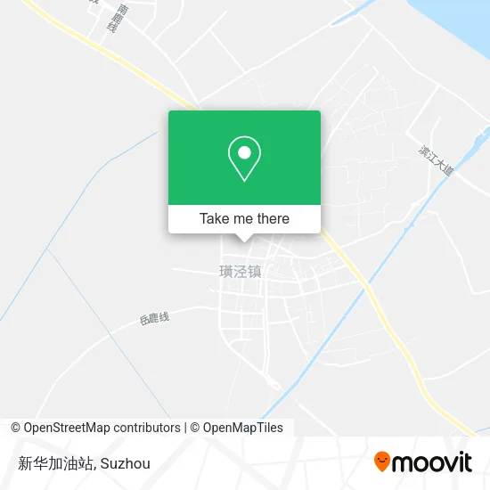 新华加油站 map