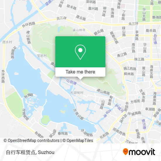 自行车租赁点 map