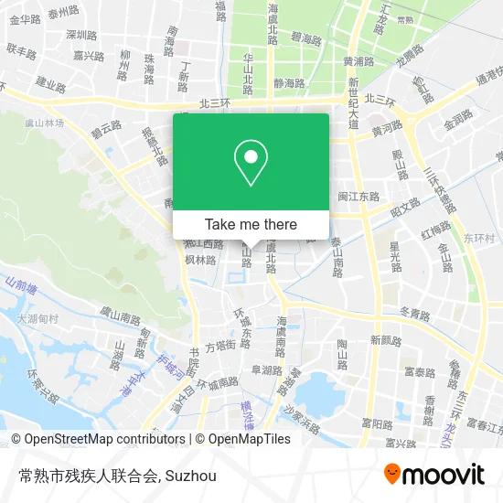 常熟市残疾人联合会 map
