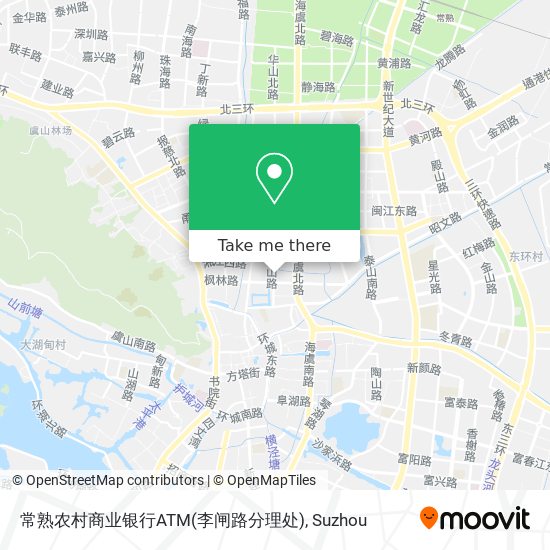 常熟农村商业银行ATM(李闸路分理处) map